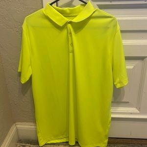 Nike Golf size large neon yellow